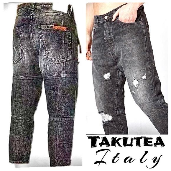 ☑️ITALIAN  Designer Jeans Distressed Maro Oriwa - Picture 17 of 17